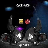 QKZ AK6 микрофон для бега наушники медный драйвер 3,5 мм Hi-Fi спортивные наушники в ухо музыкальные наушники 1005003619504912