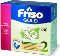 Молочная смесь Friso Gold 2 с пребиотиками "LockNutri", с 6-12 мес., к.п., 1200 гр 1005003626898949