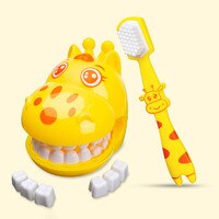 Милый жираф моделирующая Стоматологическая игрушка ролевые игры набор зубной щетки ролевые игры больница детские игрушки для детей Подарки 1005003628034968