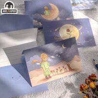 Mr.Paper 4 дизайн звезда соответствует серии Маленький принц поздравительная открытка с конвертом ручной работы DIY украшение карты подарочная карта 1005003629024931