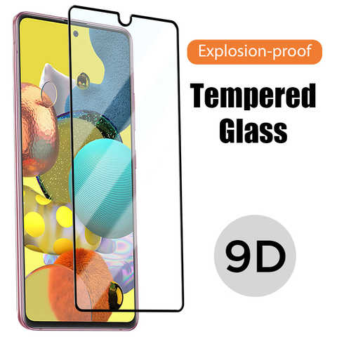 Защитное закаленное стекло 9D для Galaxy A50, A70S, A40, A30S, A20e, A10e, Защита экрана для Samsung A51, A71, 5G A41, A31, A21S, A11, A01 1005003636303418