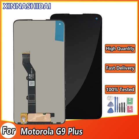 Высококачественный для Motorola MOTO G9 Plus XT2087-1 ЖК-дисплей сенсорный экран дигитайзер в сборе запасные части 1005003639609073