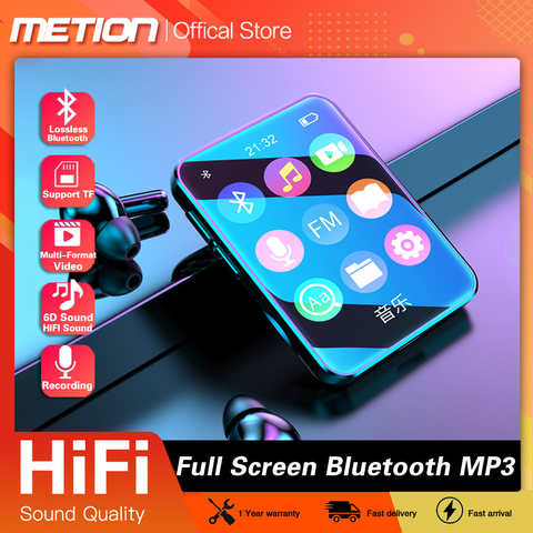 2023 New MP3 Player Bluetooth 5.0 Full Screen Walkman Portable Sport Music Player Mp4 Video Player FM/E-book/Recorder Mp3 плееры 1005003641412119