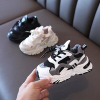 Детская спортивная обувь CAPSELLA, весенние детские сетчатые кроссовки для улицы для мальчиков и девочек, дышащая обувь для бега с мягкой подошвой 21-30 1005003647736861