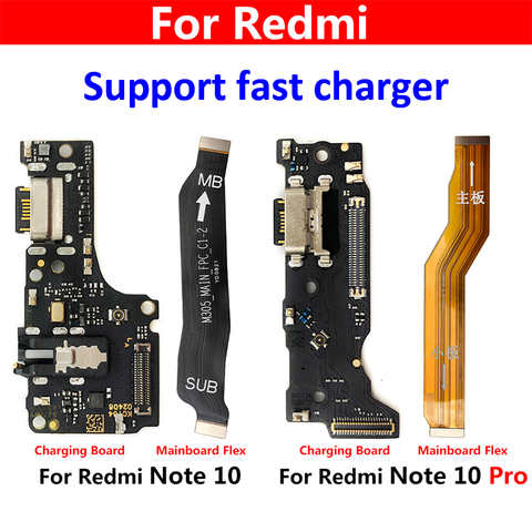 Новый USB-порт для зарядного устройства, кабель для зарядки, материнская плата для микрофона, материнская плата для Xiaomi Redmi Note 9 11 4G 5G 10 7 Pro 10S 8 9S 1005003652181646