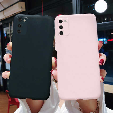 Чехол для Samsung Galaxy A03s, мягкий чехол для телефона, милые Чехлы конфетных цветов для Samsung A03s, A 03 s, A037F, Противоударная задняя крышка 1005003653603840