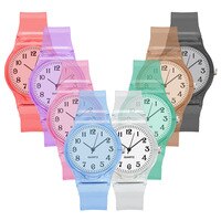 Красочные детские часы, простые прозрачные часы для студентов, оптовая продажа с завода, Прямая поставка 1005003654303549