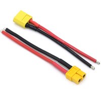 1 шт. XT60 женский Штекерный разъем с силиконовой проволокой 10 см 14AWG для детской батареи Lipo Rc 1005003656360532