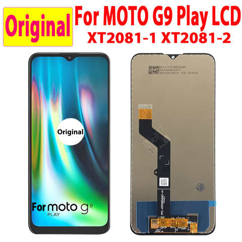 6,5 "Оригинальный ЖК-дисплей для Motorola Moto G9 Play, ЖК-дисплей с сенсорным цифровым преобразователем в сборе для Moto E7 plus XT2081-1 Diaplsy 1005003661086665