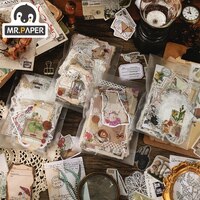 Mr Paper 4 дизайн Infeel.Me длинная ночная книга Коллекция Материал Пакет креативное Руководство DIY декоративный коллаж Материал Пакет 1005003661349476