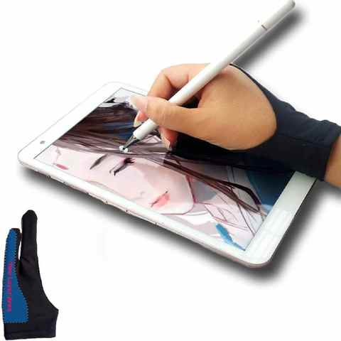 Перчатки художественные с двумя пальцами, перчатки для рисования, планшета, бумаги, эскизов, художественной живописи, iPad, карандаш для графики 1005003667073590