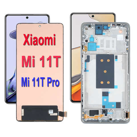 Оригинальный AMOLED дисплей 120 Гц для Xiaomi 11T Pro 2107113SG, ЖК-дисплей, сенсорный экран, дигитайзер для Xiaomi 11T 210811rg LCD 1005003685938816