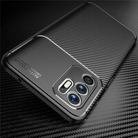 Чехол для OPPO Reno6 4G, тонкая задняя крышка из углеродного волокна с рисунком для Orro Renault Reno 6 Pro Plus 6Z, искусственная кожа, Мягкий Силиконовый противоударный чехол 1005003686043241