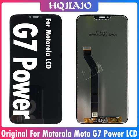 ЖК-дисплей и сенсорный датчик в сборе для Motorola Moto G7 Power XT1955 1005003688353052