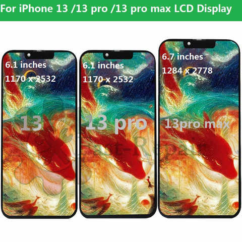 ЖК-дисплей для iphone 13 pro max, дисплей A2633 с сенсорным экраном для iPhone 13 Pro, A2638 LCD 1005003693079905
