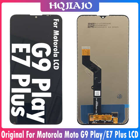 ЖК-дисплей 6,5 "для Motorola Moto G9 Play XT2083, сенсорный экран с дигитайзером в сборе для Moto E7 Plus XT2081, ЖК-дисплей 1005003697483642