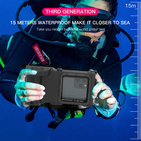 3ND 15M Дайвинг водонепроницаемые чехлы для телефонов Iphone 13 Pro Max Samsung Galaxy S21 Plus S20 Ultra Note10 A72 модуль Bluetooth камеры 1005003697911977