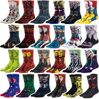 Носки мужские забавные с рисунком, модные Мультяшные аниме носки в стиле хип-хоп, высокого качества 1005003698585737
