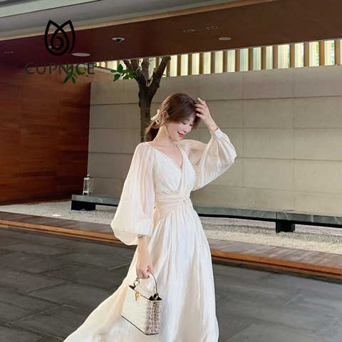 Женское плиссированное платье из хлопка и льна, с длинным рукавом 1005003707888212
