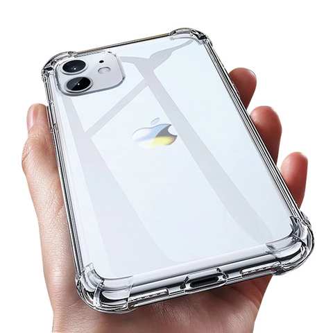 Толстый Ударопрочный силиконовый чехол для телефона iPhone 14 13 12 11 Pro Xs Max X Xr, защитный чехол для объектива на iPhone 6s 7 8 Plus, чехол SE 1005003709533903