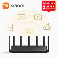Оригинальный маршрутизатор Xiaomi AIoT AX6000 WiFi6 VPN Mesh 512 Мб/с ретранслятор ЦП Qualcomm внешний сигнальный сетевой усилитель OFDMA 1005003709913873