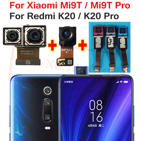 Оригинальная передняя и задняя камеры для Xiaomi Mi 9T Redmi K20 Pro модуль камеры с основным лицом гибкий кабель запасные части для замены 1005003714698606