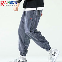 Модные Классические Брендовые мужские Трипп брюки Rainbowtouches, уличные брюки, Свободные повседневные вельветовые мужские брюки 1005003721032217