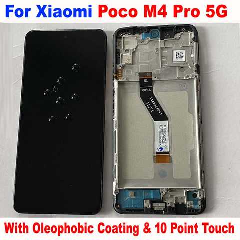 ЖК-дисплей с сенсорным экраном и дигитайзером в сборе для Xiaomi Poco M4 Pro 1005003722478273