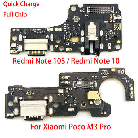 USB-порт для быстрой зарядки, зарядная плата для Xiaomi Redmi Note 10 Pro, USB-порт для зарядки, гибкие детали для Xiaomi Poco M3 Pro 1005003725186426