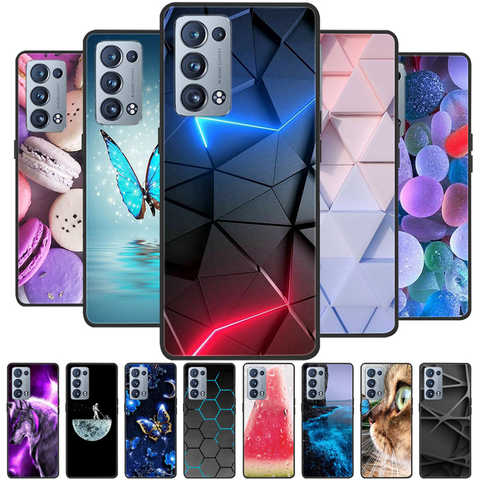 Чехол для Oppo Reno 6 Pro 5G CPH2247, силиконовая задняя крышка, чехол для Oppo Reno 6 Pro Чехол для телефона CPH2249, чехол s Reno6 Pro, мягкий бампер 1005003725940477