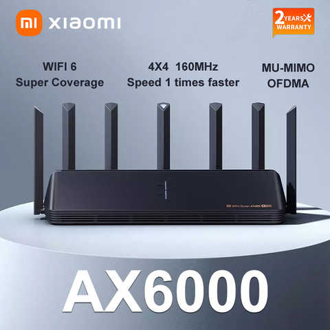 Wi-Fi роутер xiaomi AX6000, усилитель сигнала, репитер, удлинитель Гигабитного усилителя, Wi-Fi 6 Nord Vpn сетка, 5 ГГц, Wi-Fi роутер для умного дома 1005003728410637
