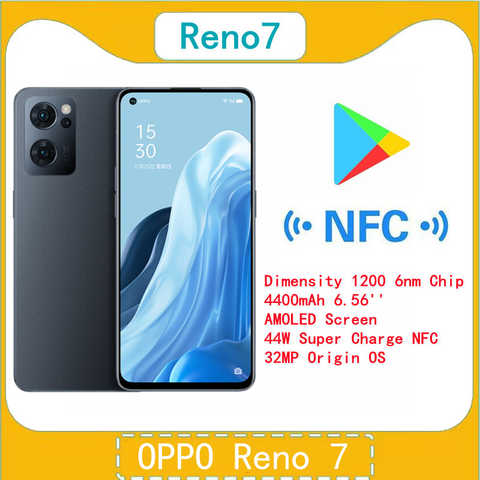 Новый смартфон OPPO Reno 7, 6,43 дюйма, 90 Гц, AMOLED экран, NFC, Snapdragon 778G, 60 Вт, суперзарядка, аккумулятор 4500 мАч, Google Play Store 1005003729297248