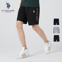 Мужские классические шорты поло us Polo Assn, черные, серые, темно-синие модные повседневные свободные эластичные дышащие спортивные брюки, весна-лето 1005003732962961