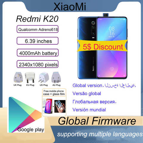 Сотовый телефон Xiaomi Redmi K20, Android 9,0, 9T, Android, Snapdragon 730, 6,39 дюйма 1005003737114299