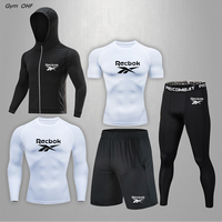 Мужская футболка, компрессионная одежда, быстросохнущая одежда, мужской свитшот, баскетбольная спортивная одежда, трико для тренировок в тренажерном зале, боевые ММА, BJJ 1005003738210428