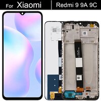 100% Оригинальный ЖК-дисплей для Xiaomi Redmi 9 9A 9C, ЖК-дисплей с рамкой и сенсорным экраном в сборе для Redmi 9A 9C, ЖК-дисплей, экран 1005003754418041