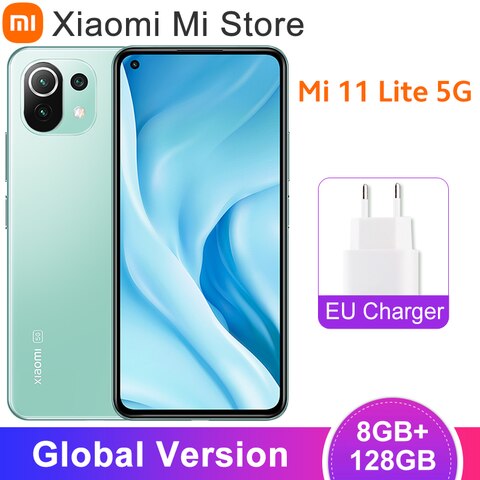 Смартфон Xiaomi Mi 11 Lite, 6/8 ГБ + 128 ГБ, Snapdragon 780G восемь ядер, камера 64 мп, 4250 мАч, 33 Вт, быстрая зарядка 1005003760591993
