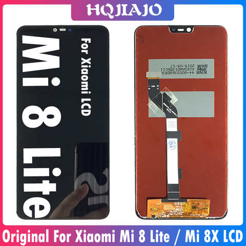 Оригинальный ЖК-дисплей 6,26 дюйма для Xiaomi Mi 8 Lite, ЖК-дисплей с сенсорным экраном и дигитайзером в сборе с рамкой для Xiaomi Mi8 Lite Mi 8X, ЖК-дисплей 1005003764755020