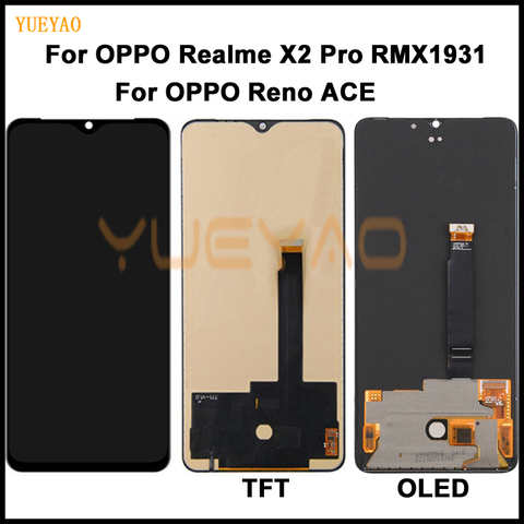 OLED / TFT ЖК-дисплей для OPPO Reno Ace LCD Realme X2 Pro Lcd s дисплей сенсорный экран Panal Стекло в сборе Запасная часть 1005003765537112