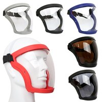 Ветрозащитный прозрачный защитный экран на все лицо маска для взрослых против брызг маска для лица против пыли мотоциклетный велосипедный щит 1005003766624774