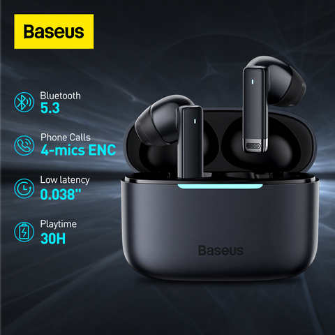 Baseus Bowie E9 беспроводные наушники Bluetooth 5,3 с 4-микс ENC настоящие Беспроводные наушники с шумоподавлением игровые спортивные HiFi наушники 1005003768482816