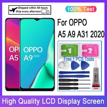 Оригинальный ЖК-дисплей для OPPO A5 2020 A9 2020 сенсорный экран дигитайзер для OPPO A31 2020 Замена ЖК-дисплея 1005003773044341