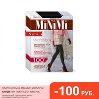 Колготки женские MiNiMi MICROFIBRA 100 den, набор 5 штук, из микрофибры, плотные, теплые, зимние 1005003785448256