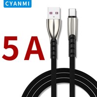 CYANMI USB C кабель типа C зарядный кабель для Xiaomi 11T Pro Samsung S21 USB C кабель телефонный провод шнур 3A QC3.0 USB тип C зарядное устройство 1005003804896949