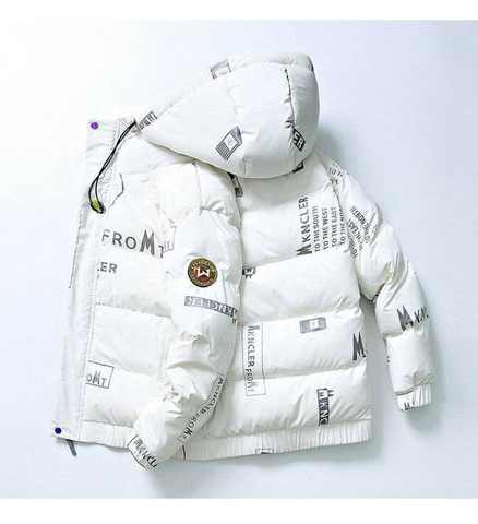 Мужская осенне-зимняя куртка на белом утином пуху, короткая версия, корейский топ, Модный молодежный свитер с капюшоном, Высококачественная куртка 1005003812325435