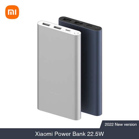 Внешний аккумулятор Xiaomi Power Bank 3 10000 мАч 22,5 Вт PB100DZM Тип C QC3.0 PD Двусторонняя Быстрая зарядка Mi Power Bank 10000, портативное зарядное устройство 1005003813501916