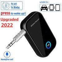 Приемник Bluetooth 5,0, стерео, 3,5 мм, AUX-разъем, микрофон для звонков Hansfree, Музыкальный беспроводной аудио адаптер для автомобильного комплекта, проводной динамик, усилитель 1005003815255076
