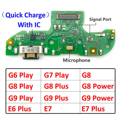 Новинка для Motorola Moto E6 E7 G6 G7 G8 G9 Play Plus Power E20 E40 USB зарядная плата Порт Разъем гибкий кабель микрофон 1005003818375011