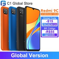 Смартфон Xiaomi Redmi 9C, 5000 мАч, 32 ГБ/64 Гб/128 ГБ, Восьмиядерный процессор MTK Helio G35, камера 13 МП, экран 6,53 дюйма 1005003828153648