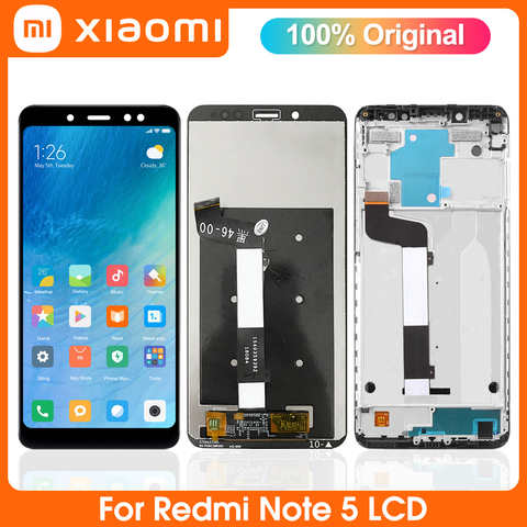 ЖК-дисплей 5,99 дюйма для Xiaomi Redmi Note 5 Pro, сенсорный ЖК-экран с дигитайзером в сборе для Note 5, MEI7S, MEI7, замена 1005003840484360